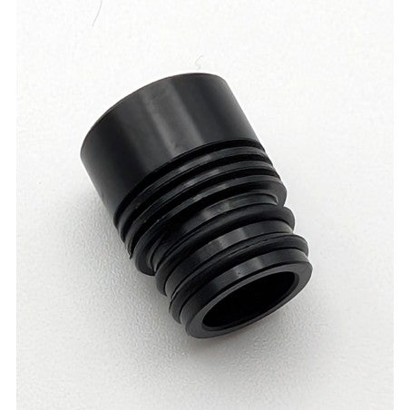 Ennequadro Mods Ground RDA Drip Tip Black Delrin - Vaporis