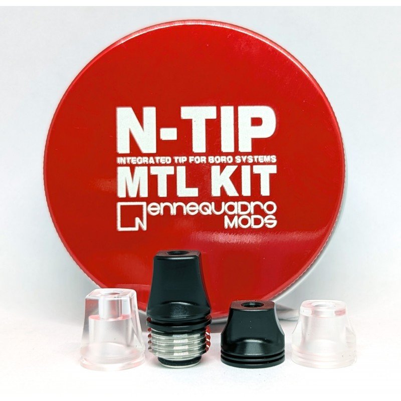 Ennequadro mods N - Tip MTL kit Integrated BORO drip tip - Vaporis