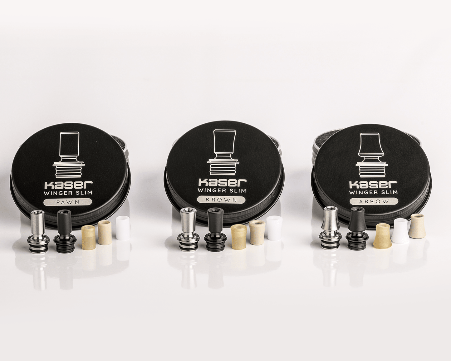 Kaser mods Winger Slim Drip tip - Vaporis