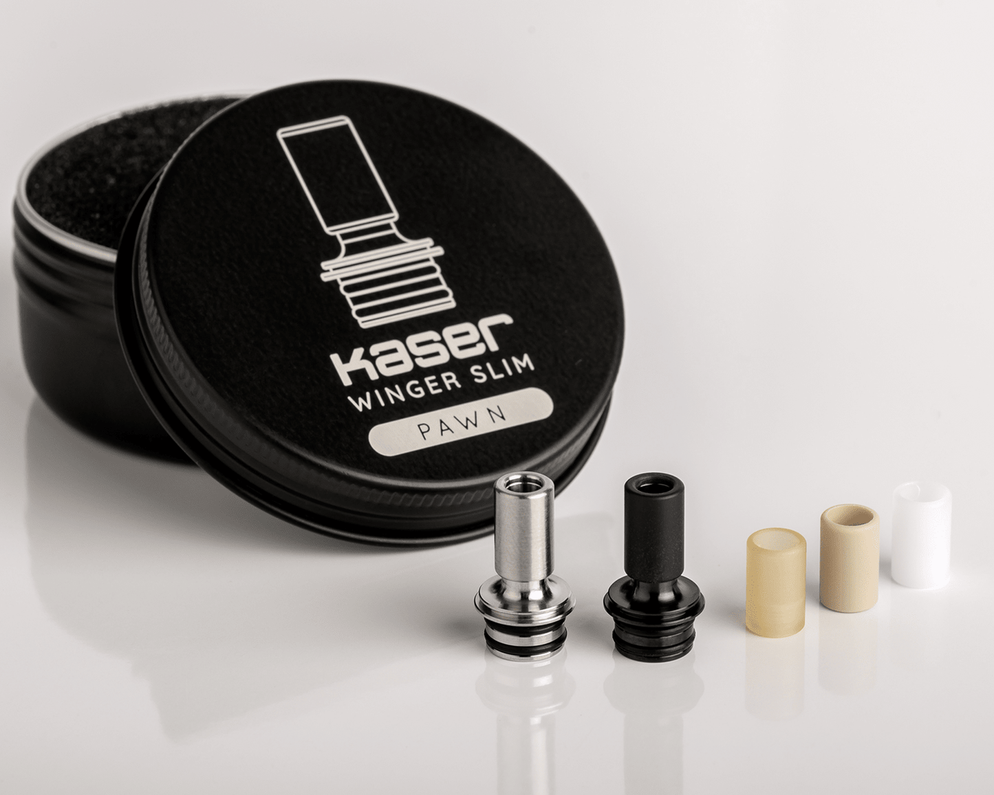 Kaser mods Winger Slim Drip tip - Vaporis