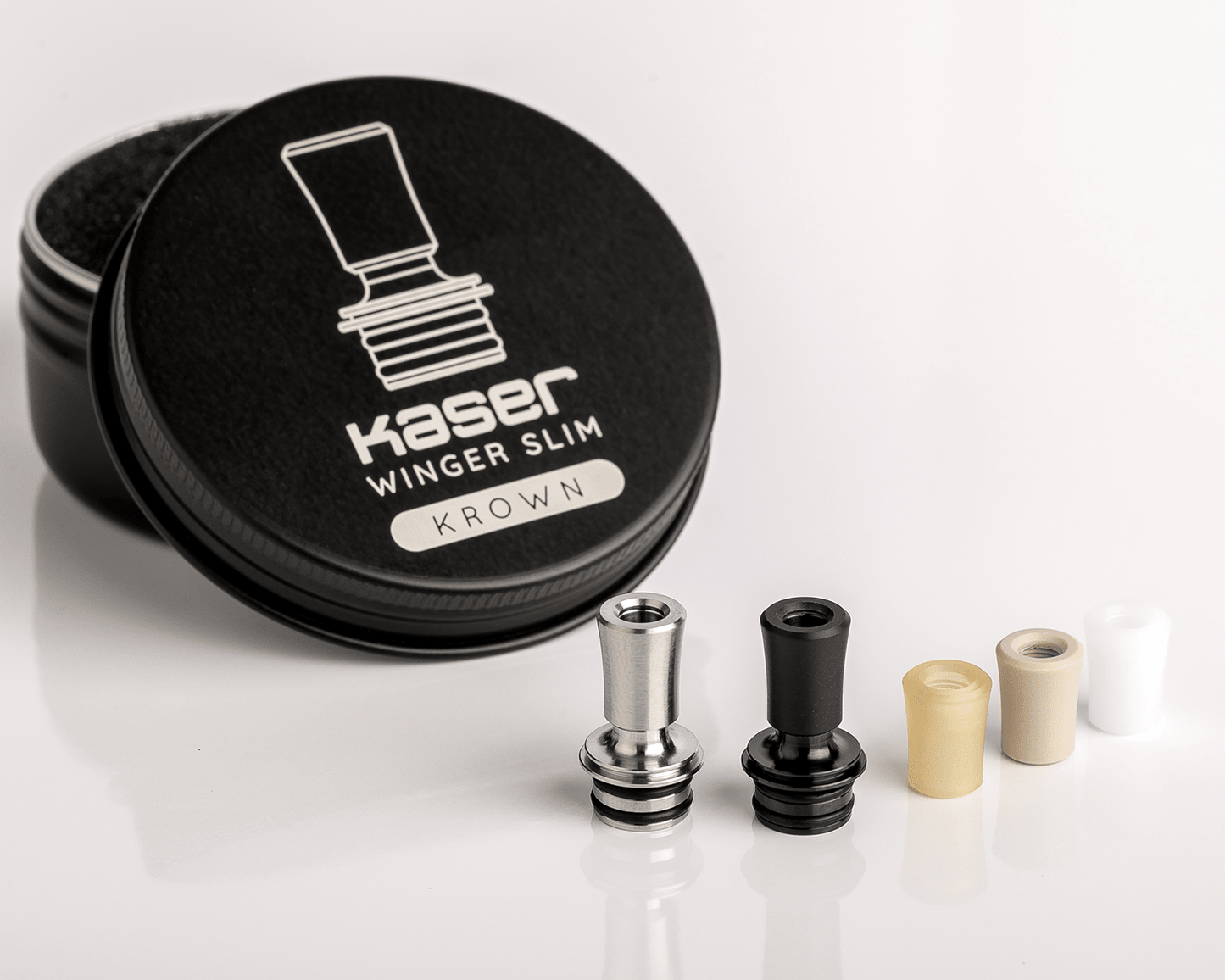 Kaser mods Winger Slim Drip tip - Vaporis