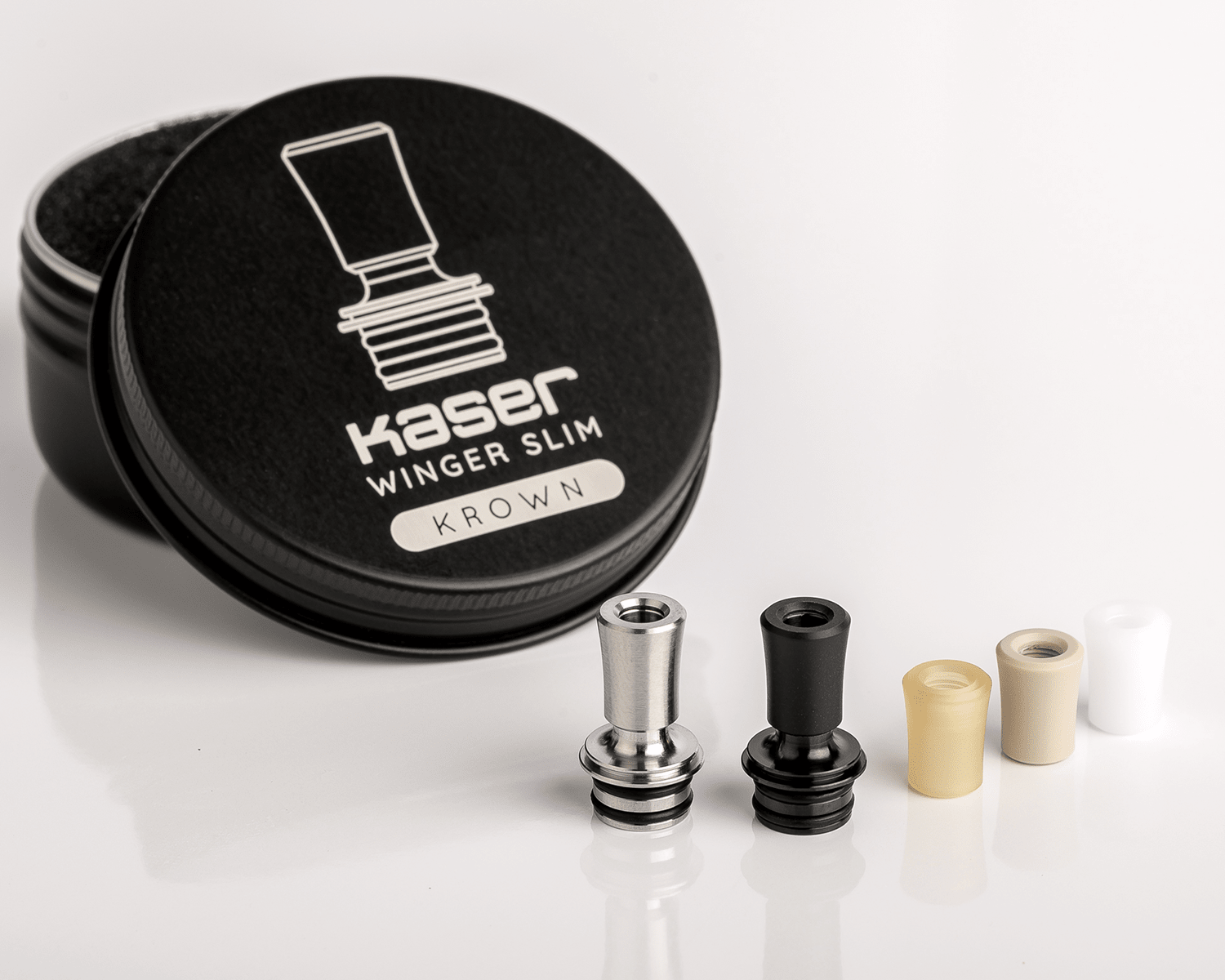 Kaser mods Winger Slim Drip tip - Vaporis